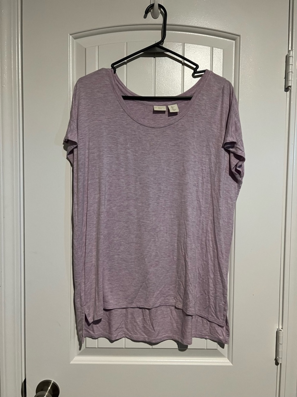 St. Tropez Lavender Scoop Neck Short Sleeve Tee